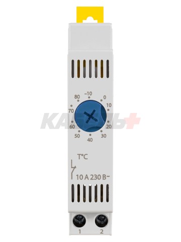 Термостат модульный ТМ-1 NO (охлаждение) на DIN-рейку, 10 А, 230 В, от -10 до +80 °C TDM
