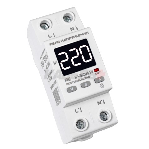 Реле напряжения RE V-50A W