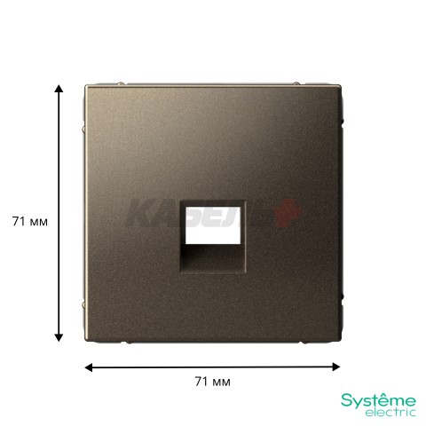 ARTGALLERY НАКЛАДКА для информационных функций типа Keystone, МОККО