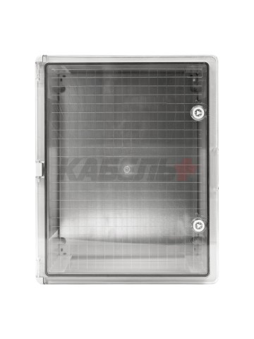ПАНЕЛЬ ABS С ПЛАСТИКОВОЙ ПРОЗРАЧНОЙ КРЫШКОЙ 40X50X24