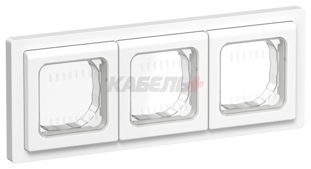 FLITE Рамка 3-местная IP55 Рпро-3-55-ФлБ белый IEK