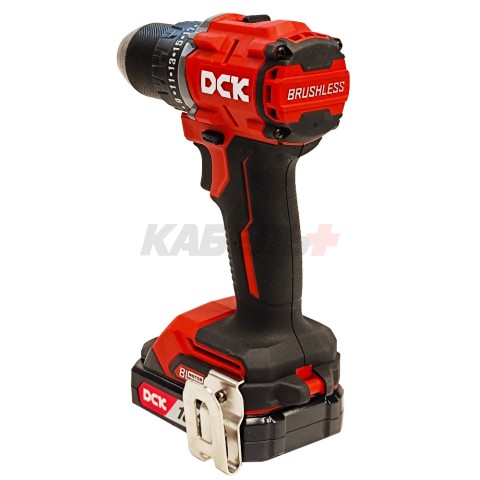 Дрель-шуруповерт аккумуляторная KDJZ2060 (18V / 2*2.0Ah / 60Nm / BL / Кейс), DCK
