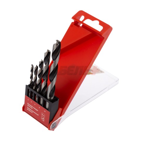 Набор сверл по дереву 4-10 мм, 5 шт. Kranz