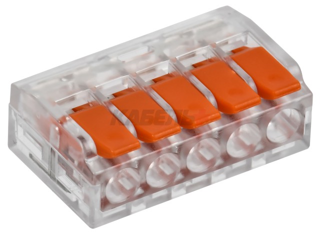 Строительно-монтажная клемма СМК 228-415 (4шт/упак) IEK.