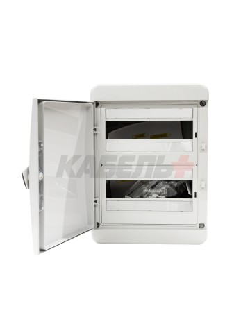 TEKFOR Корпус пластиковый КМПн-24 IP65 серая непрозрачная дверь IEK