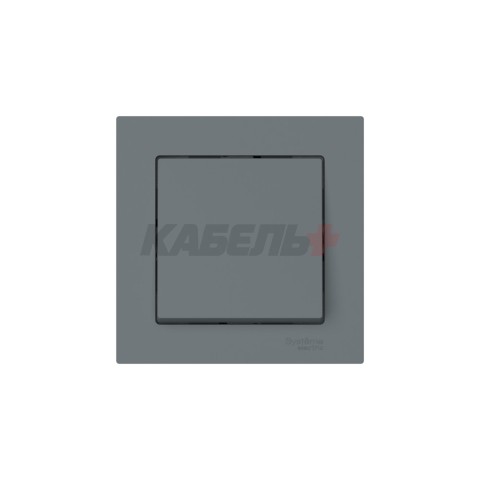 ATLASDESIGN 1-клавишный ВЫКЛЮЧАТЕЛЬ, сх.1, 10АХ, в сборе, быстрозажим. клем., ГРИФЕЛЬ