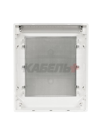 Щит скрытой установки Multimedia (507х426х72), IP-40 // Hager - Golf (Белая дверь с перфорацией)