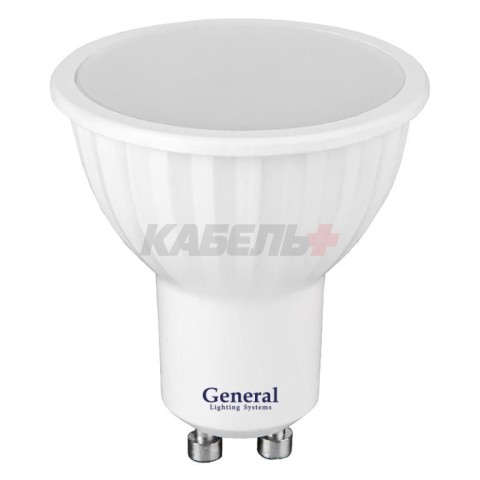 Лампа Светодиодная General GLDEN-MR16-10-230-GU10-4500 1/10/100