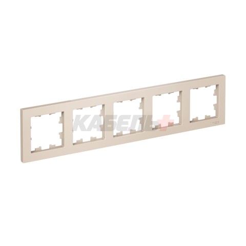 ATLASDESIGN 5-постовая РАМКА, универсальная, БЕЖЕВЫЙ