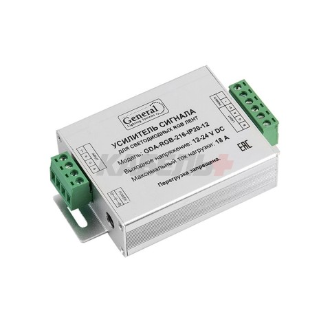GDA-RGB-216-IP20-12 18А RGB усилитель