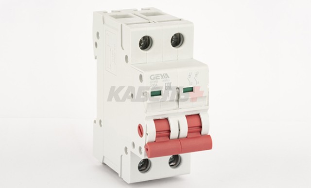 Выключатель нагрузки GYH8-2P-100, 2P, 100A, 12kA, 2M