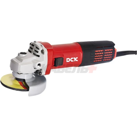 Машина шлифовальная угловая DCK KSM10-125, 1100Вт, 125мм, пылезащита, усиленые шестерни.