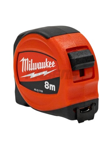 Рулетка 8м / 25мм COMPACT, MILWAUKEE