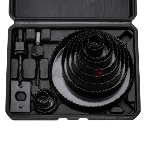 Набор кольцевых пил по дереву, 19-127 мм, 16 предметов KRANZ