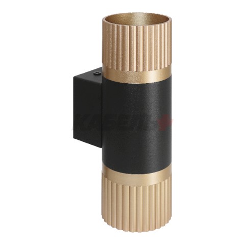 Светильник WOLTA WSL-GU10/W19BG-2 под лампу GU10 Черный / золотой DUO