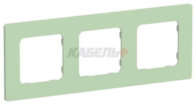 FLITE Рамка 3-местная РУ-3-К-ФлФ фисташковый IEK