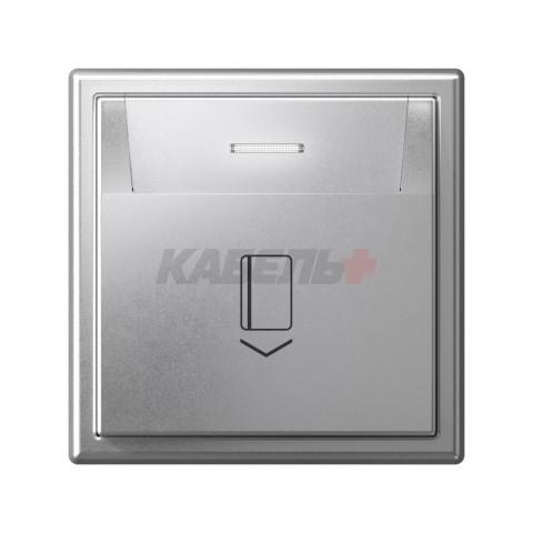 ARTGALLERY ВЫКЛЮЧАТЕЛЬ карточный 10А, без задержки времени, быстр.клемм., АЛЮМИНИЙ