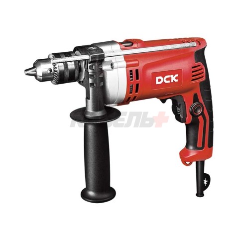 Дрель ударная DCK KZJ05-13, 710Вт, ЗВП, усиленный редуктор, высок. крут. момент