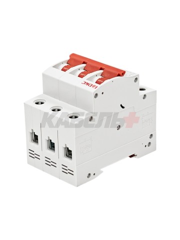 Автоматический выключатель YON max типа MD63S, 4,5кА, 3 полюса, хар-ка C, 16А DKC