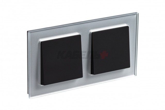 ATLASDESIGN NATURE 2-постовая РАМКА, ОРГАНИЧЕСКОЕ СТЕКЛО АЛЮМИНИЙ