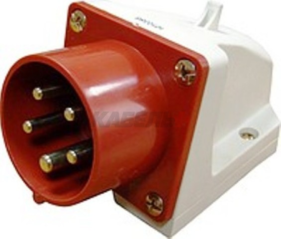 Вилка стационарная ССИ-525 3Р+РЕ+N 32А 380-415В IP44 IEK