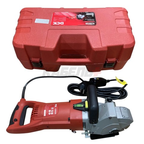 Штроборез DCK KZR125  (125мм / 3000Вт / 39х28 мм / Кейс), DCK
