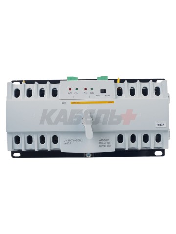 Устройство автоматического ввода резерва модульное АВР-2 LITE 63А KARAT IEK