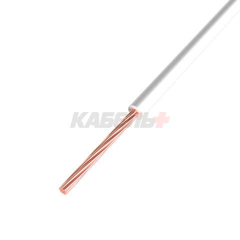 Провод ПГВА 1х1,00мм², Cu, белый, бухта 200м REXANT