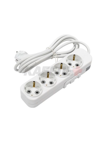 EL-BI,Myra,удлинитель 4гн2м с/з белый,527-010202-411