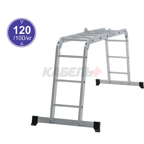 Лестница - трансформер четырехсекционная 4х3 серия NV132 Новая высота
