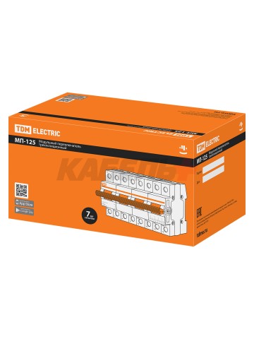 Модульный переключатель трехпозиционный МП-125 4P 63А TDM