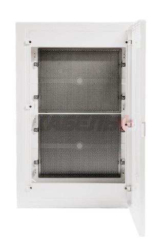 Щит скрытой установки Multimedia (652х426х72), IP-40 // Hager - Golf (Белая дверь с перфорацией)