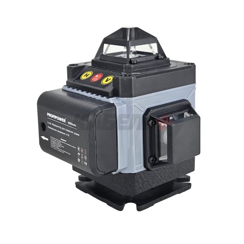 Лазерный нивелир E0070 ProfiPower NL-7016G (16 лучей, лазер - зеленый, Li-ion - 2шт., пульт ДУ, кейс)