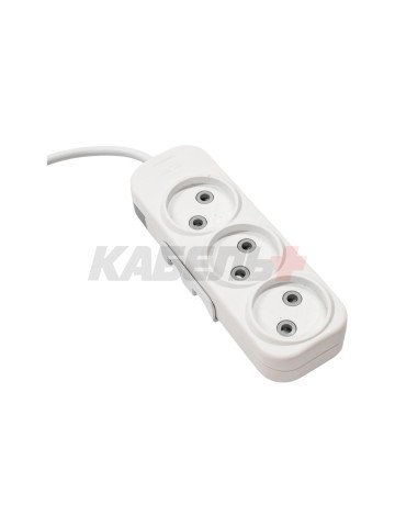 EL-BI,Myra,удлинитель 3гн2м б/з белый,527-110202-360