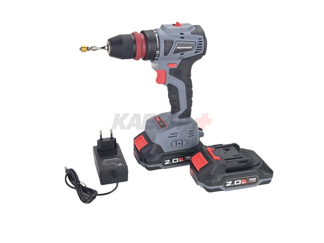 Аккумуляторный бесщеточный шуруповерт MKBL-18BM (Li-ion-2шт, 18В-2.0Ач, съемный патрон, З/У, 0,8-10мм, кейс)