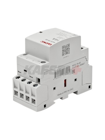 Контактор модульный YON max типа MCE, 4P, 16A, 240В, 4НО DKC