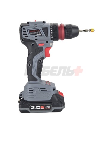 Аккумуляторный бесщеточный шуруповерт MKBL-18BM (Li-ion-2шт, 18В-2.0Ач, съемный патрон, З/У, 0,8-10мм, кейс)