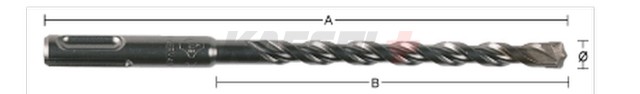 Набор из 7 сверел SDS-plus, ф.5/6/8х110мм и ф.6/8/10/12х160мм 2S, MILWAUKEE