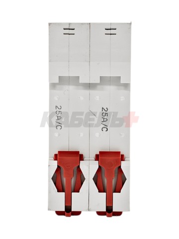 Автоматический выключатель YON max типа MD63N, 6кА, 2 полюса, хар-ка C, 25А DKC