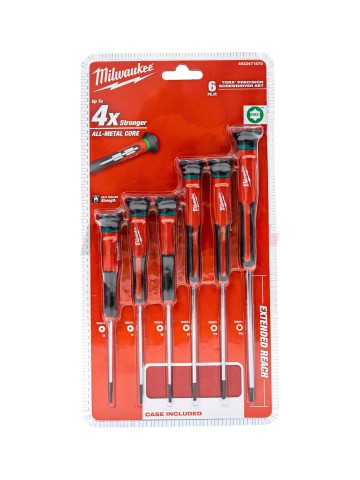 Набор_Отвертки для точной механики TORX (6 шт) в сумке, MILWAUKEE