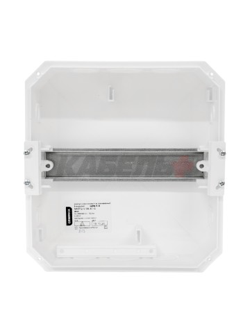 Корпус пластиковый ЩРВ-П-8 черн. прозр. дверь IP41 GENERICA