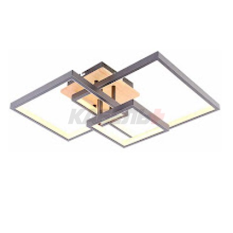 Светильник D6589/3 102Вт чёрный/дерево