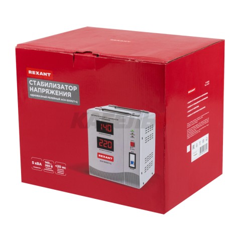 Стабилизатор напряжения AСН-5000/1-Ц REXANT