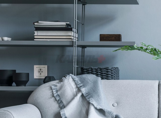 Valena - Розетка 2P+E нем. стд. белая