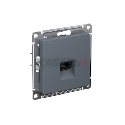 ATLASDESIGN РОЗЕТКА телефонная RJ11, механизм, ГРИФЕЛЬ