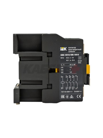Контактор КМИ-10910 9А 230В/АС3 1NO IEK