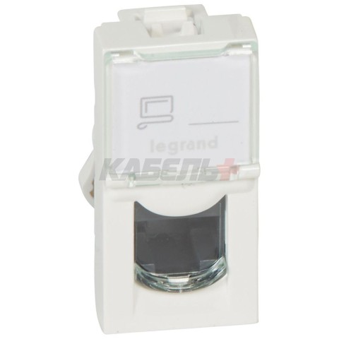 Mosaic RJ-45 UTP кат5е 1мод.бел.