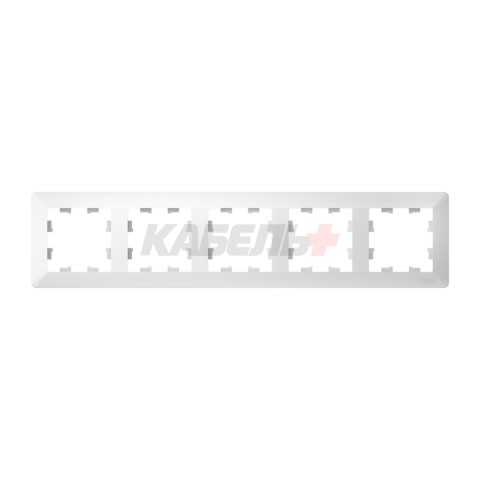 ATLASDESIGN AIR 5-постовая РАМКА, ЛОТОС/дымчатый белый