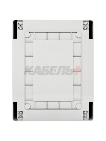 Пластиковый корпус 500х400х240 (ВхШхГ) серая дверь, с монтажной платой, Design Pro Series IP67