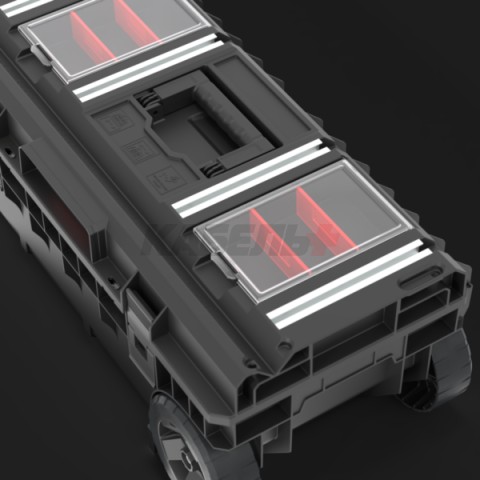 Ящик для инструментов Qbrick System ONE Longer Technik ,черный